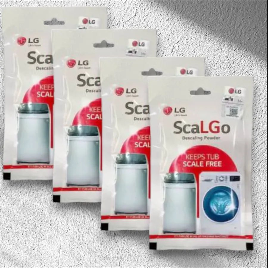 LG Scale GO Washing Machine Cleaner & Tub Clean Powder (4-Pack)