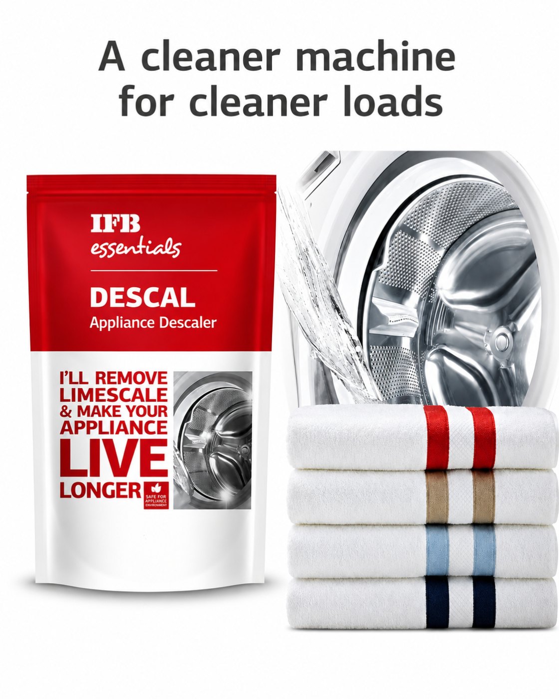 IFB Essentials Descal Appliance Descaler 400g (Pack of 4)